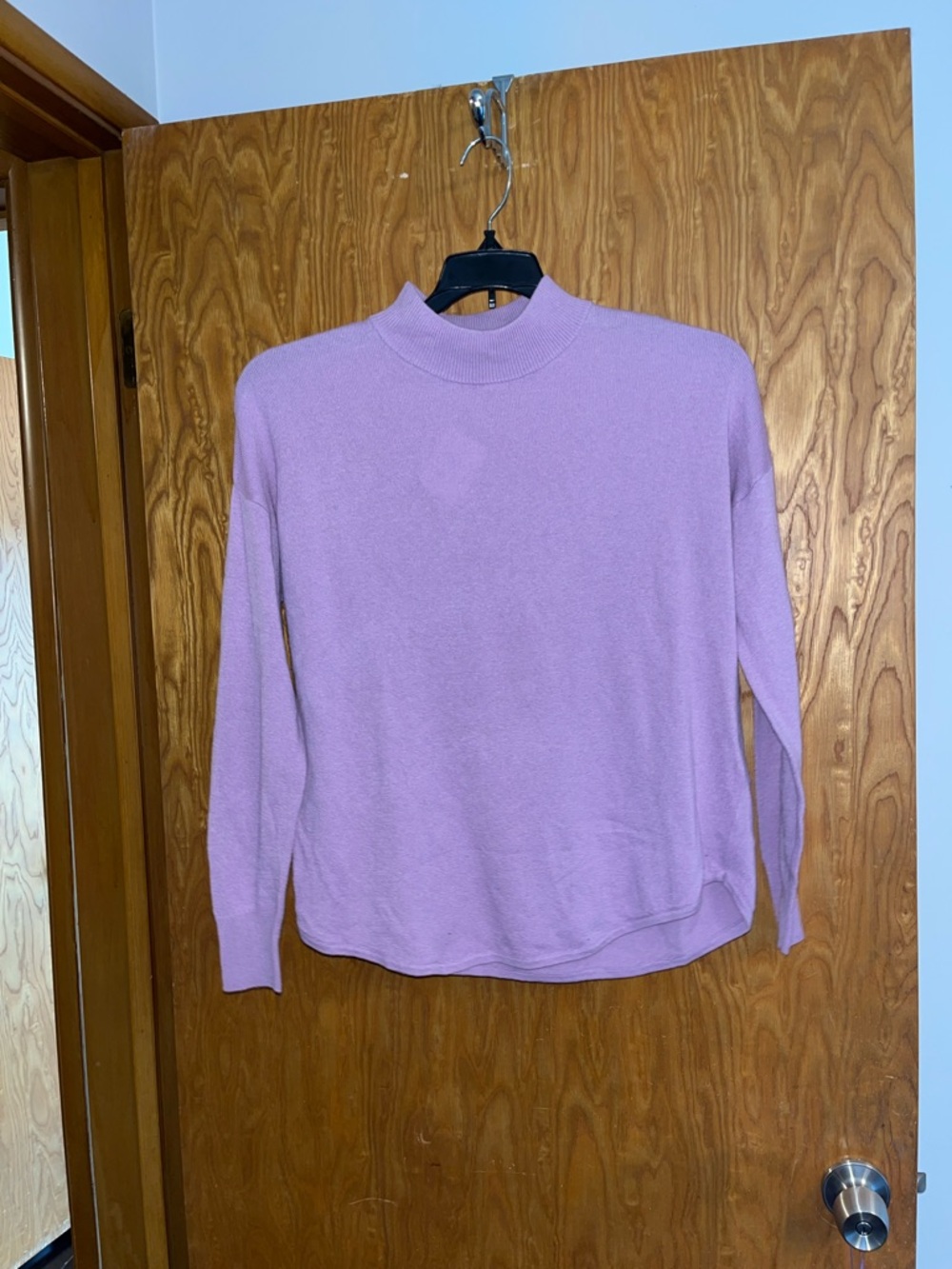 Madewell Lilac Mockneck Sweater